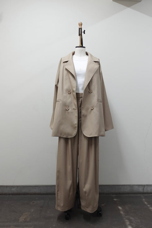 ボリュームスラックスパンツ